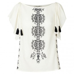 LOLLYS LAUNDRY MARNI TOP NAVY - 2-5 DAGARS LEVERAN