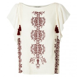 LOLLYS LAUNDRY MARNI TOP BORDEAUX - 2-5 DAGARS LEV