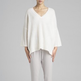 SECOND FEMALE BROOK NEW V-NECK KNIT WHITE