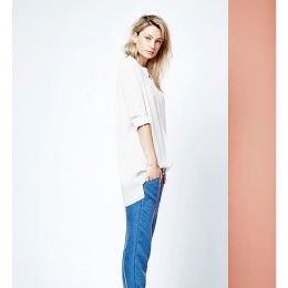 DANTE6 SKY SHIRT DRESS MILK WHITE