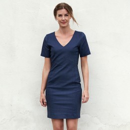 KAFFE LILY DRESS MOOD INDIGO