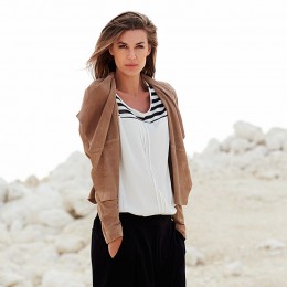 KAFFE ZUI CILLA JACKET COBBLESTONE