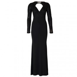 DRY LAKE OPS LONG DRESS BLACK LACE