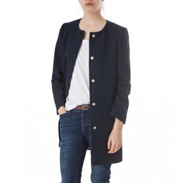 LEXINGTON LORI LONG JACKET DEEP MARINE BLUE
