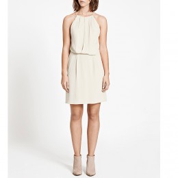 SAMSÃ˜E SAMSÃ˜E WILLOW SHORT DRESS 5687 CLEAR CREA