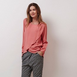 KAFFE JOANY BLOUSE LANTANA PEACH
