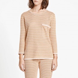 SAMSØE SAMSØE GUNHILD O-NECK 6276 ROSE SPACE