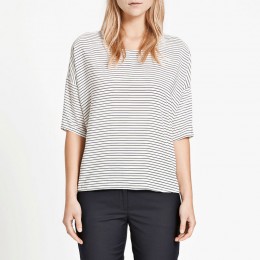 SAMSØE SAMSØE MAINS TEE AOP 6020 LINE BLUE