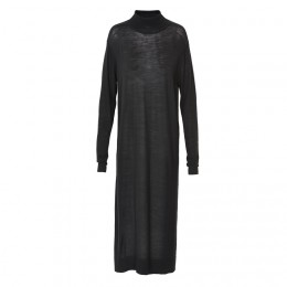 SIX AMES ODESSA KNITTED DRESS BLACK