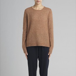 SECOND FEMALE BROOK NEW O-NECK KNIT BROWN SUGAR