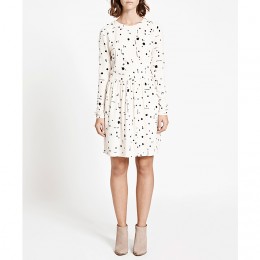 SAMSÃ˜E SAMSÃ˜E VERMUND LS DRESS AOP 6515 CREAM IN
