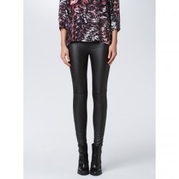 TWIST AND TANGO MARIT COATED TROUSERS BLACK