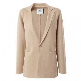LEXINGTON AILEEN KNITTED BLAZER FEATHER GREY 