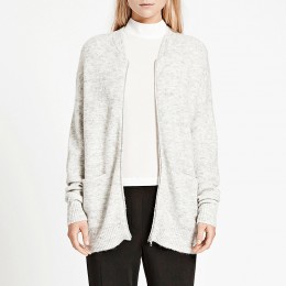 SAMSØE SAMSØE LAURI ZIP JACKET WHITE MEL