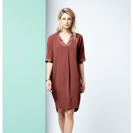 DANTE6 MYLA DRESS MAROON