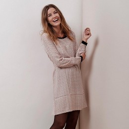 KAFFE MARLIN DRESS LANTANA PEACH