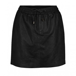 SECOND FEMALE NEW PILLIE LEATHER SKIRT BLACK
