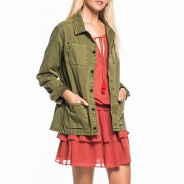 MAISON SCOTCH MILITARY JACKET ARMY
