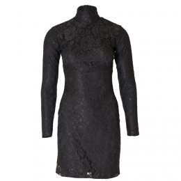 DRY LAKE NORNA DRESS BLACK LACE