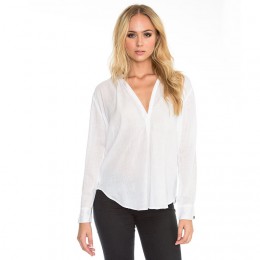 NON SENSE BLOUSE L/S WHITE 
