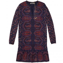 MAISON SCOTCH PLACEMENT PRINT DRESS
