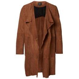 SELECTED FEMME POLLY LS SUEDE JACKET BROWN PATINA