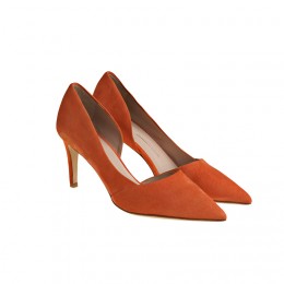 BY MALENE BIRGER PAXLOW PUMP ORANGE POPSICLE 