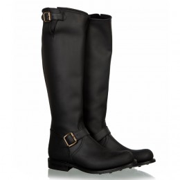 PRIMEBOOTS ENG HIGH-14 ZIP BLACK/GOLD