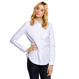MORRIS CLASSIC OXFORD STRIPE SHIRT LIGHT BLUE