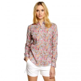 MORRIS LILY LIBERTY PAISLEY SHIRT ORANGE