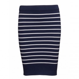 SELECTED FEMME KAYNI MW KNIT SKIRT EX PEACOAT/SNOW WHITE