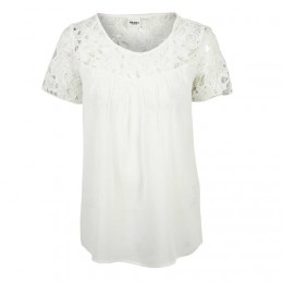 OBJECT SHANNON S/S TOP EGRET