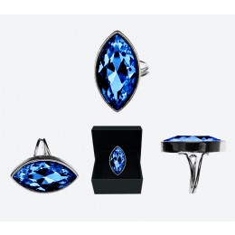 IOAKU THE STAR RING SILVER SKYBLUE