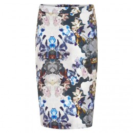 SIX AMES LORIE FLOWERPRINT SKIRT