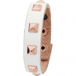 FRONTROW LIVING PYRAMIDE BRACELET WHITE