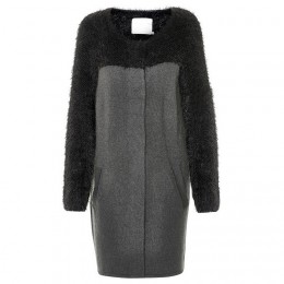 KAFFE SOFIE CARDIGAN DARK GREY MELANGE