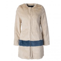 UNREAL FUR TUNDRA JACKET CHAMPAGNE & MIDNIGHT BLUE