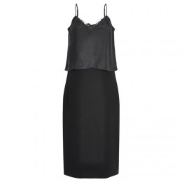 SIX AMES VICTORIA DRESS BLACK