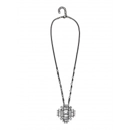 SECOND FEMALE ZITA NECKLACE GUN METAL